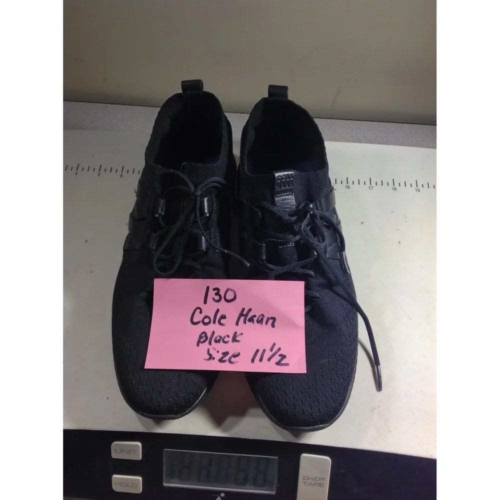 Cole Haan‎ ZEROGRAND Men's Size 11.5 Black Stitchlite Low-top